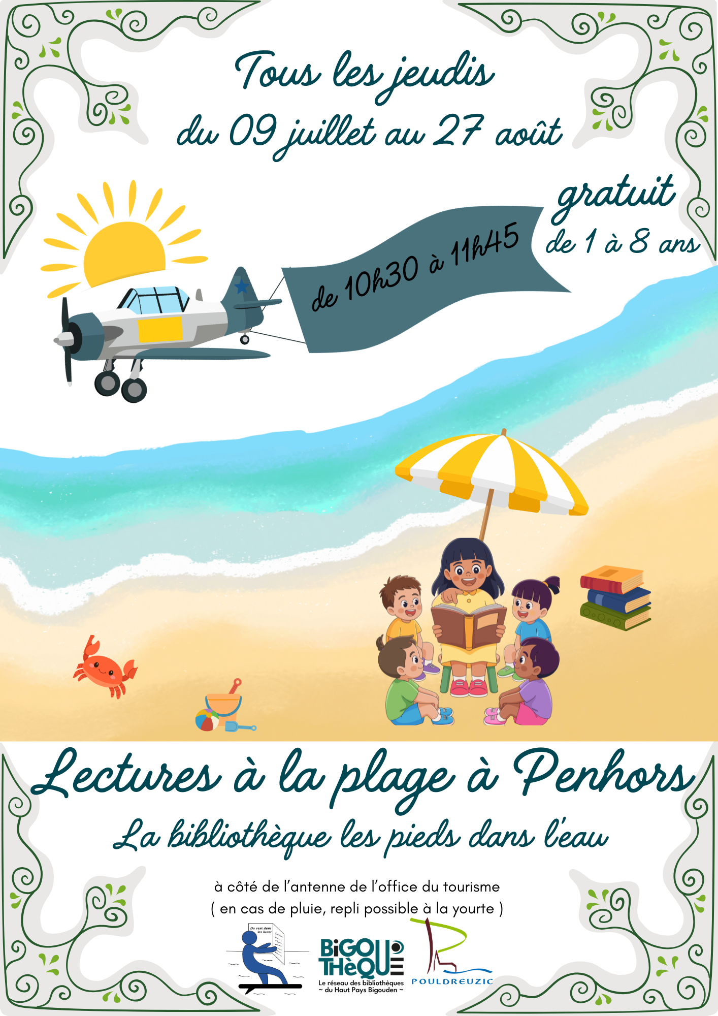 lectures sur la plage