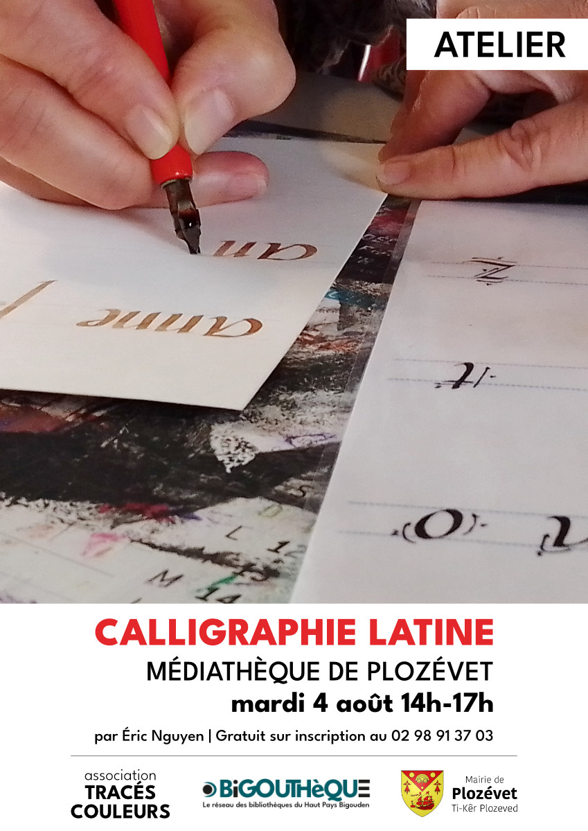 affiche calligraphie latine